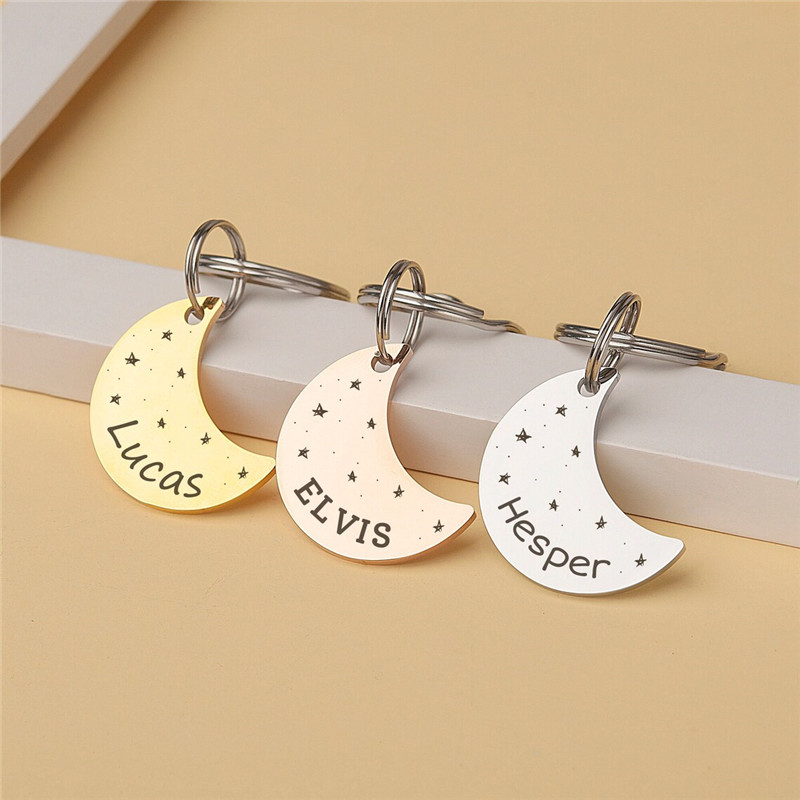 Personalized Anti-lost ID Tag  - Custom Night Sky ulasan dan harga