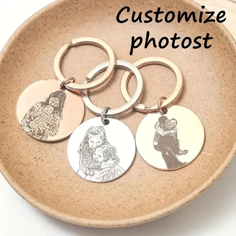 Personalized Engraved Portrait - Initial Ring Custom ulasan dan harga