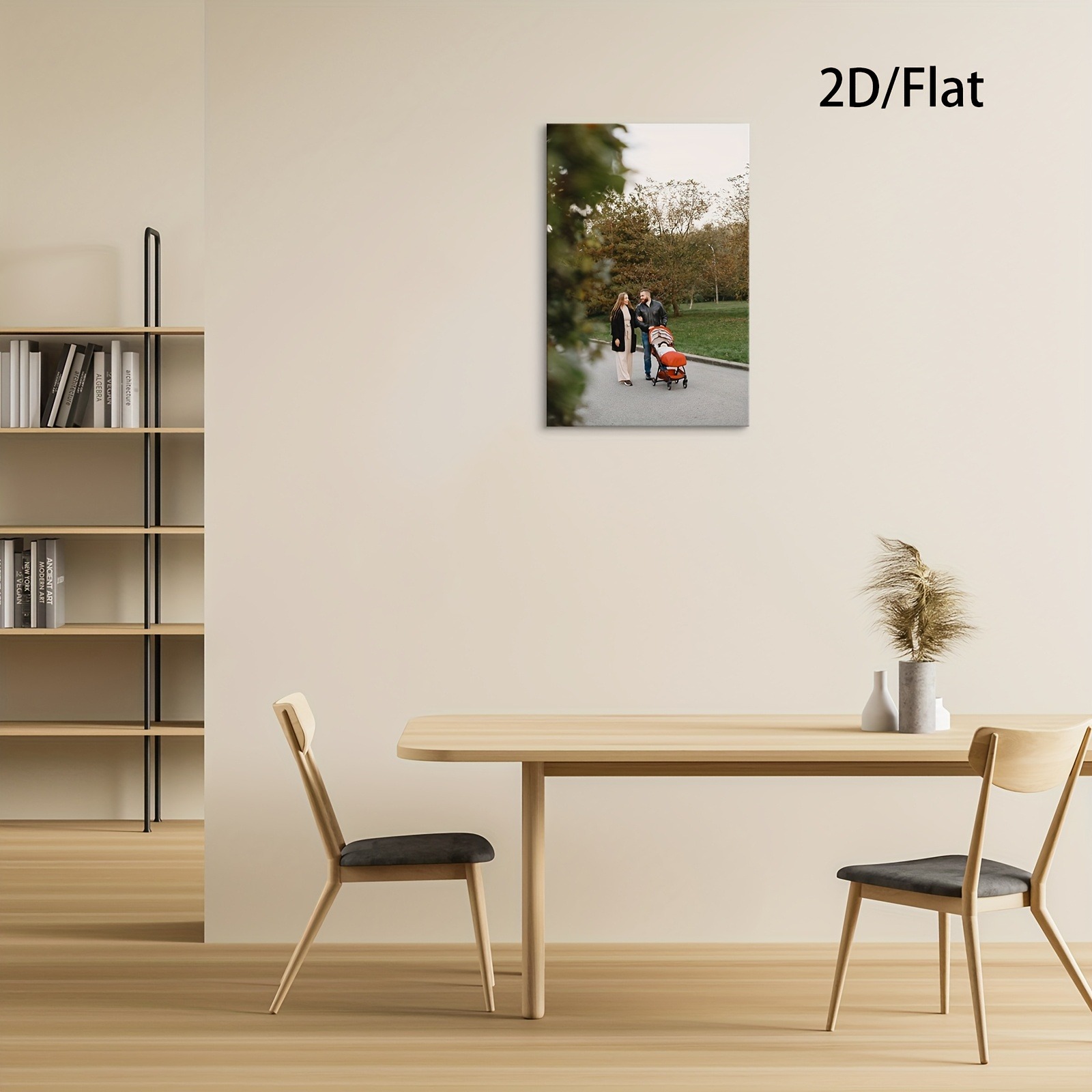 1pc Wooden Framed Poster, Pers - Engraved Wood Frame ulasan dan harga